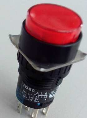 IDEC和泉按钮开关AB6M-M2RC带灯按钮开关