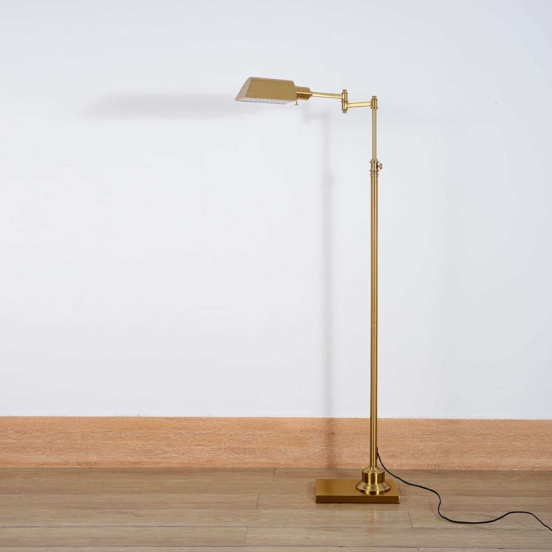 Loft美式乡村复古工业风古铜卧室书房创意长机械手臂工作台灯 RH