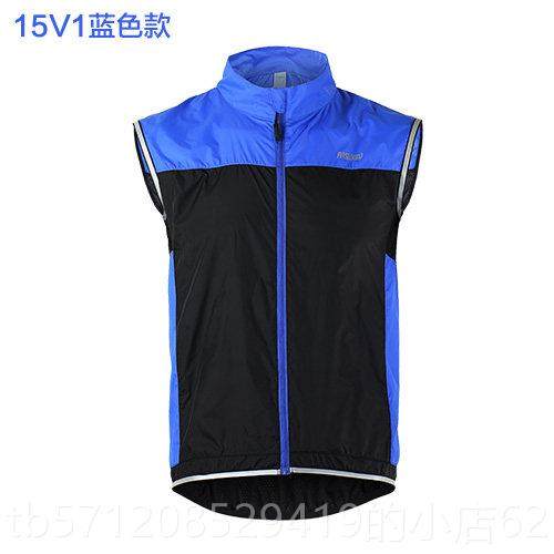 新款艾速欧骑行反气光马跑甲外户速干透防风无袖步运动服背心轻薄