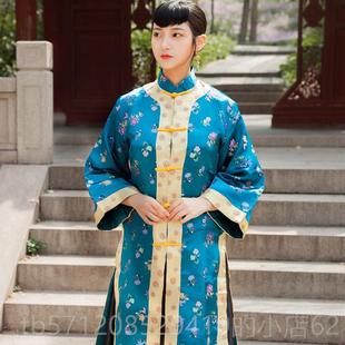 新款民国秀禾服装少奶奶小姨太清朝古女中式婚礼姐伴娘出媒人婆婆