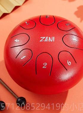 新款znia空灵鼓寸12寸13音忘忧钢乐舌鼓68音儿童成人打击器赠鼓槌