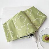 新款 韩ins可爱熊创意全国自动雨两用伞女小巧便小捷折晴叠防晒太