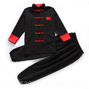新款儿童武术服装咏春幼练拳服装中国唐装儿训练服太极风服青少年