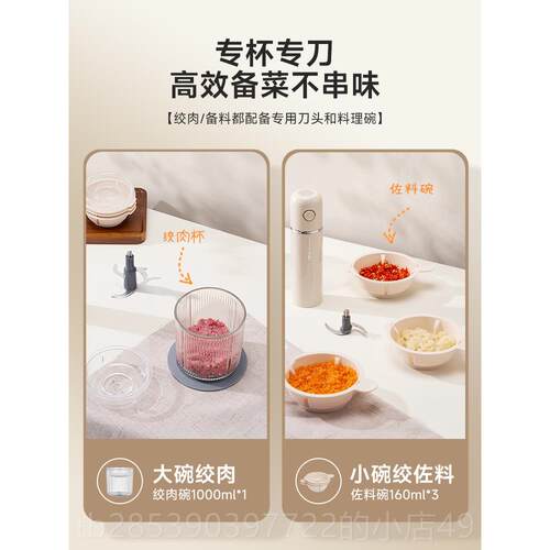 新款顺然绞肉佐机料用机多功能家2025新款小型料碎肉辅食理绞馅搅