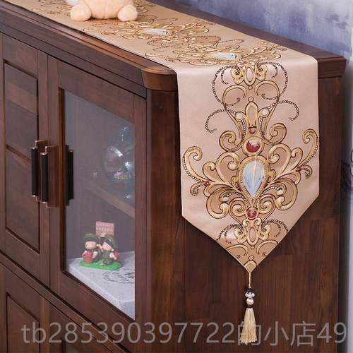 新款北旗桌旗现简代约欧式美式欧奢华 电视柜鞋柜茶几餐桌旗 床床