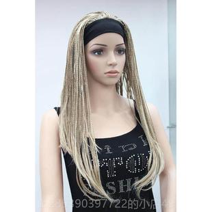 新款假发小辫可以直戴接与梯嘻哈流行歌手舞蹈欧度美表逼演直播真