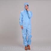 正品 洁工作服净服喷工漆防护尘服无尘服防服劳 防静电连体服带帽装
