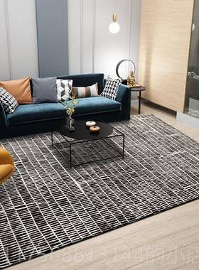 正品高级灰色欧式地客厅茶几毯代简约地垫美式用卧家室现床边沙毯