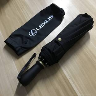 正品 于广告伞定制LOG适O长柄全自动折叠 凌志原厂伞L雨EXU伞S用于