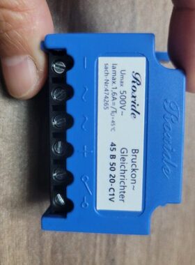 45B 50 20-C1V 500V 1.6A 制动器整流器 整流装置