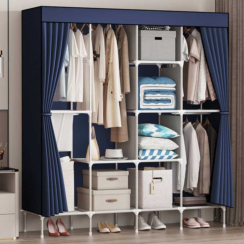 衣柜简易布衣柜钢管加粗加固拉链全封闭单人宿舍衣柜无纺布衣柜,模玩/动漫/周边/娃圈三坑/桌游,模型制作工具/辅料耗材,淘宝优惠券,粉丝福利购,淘宝优惠卷