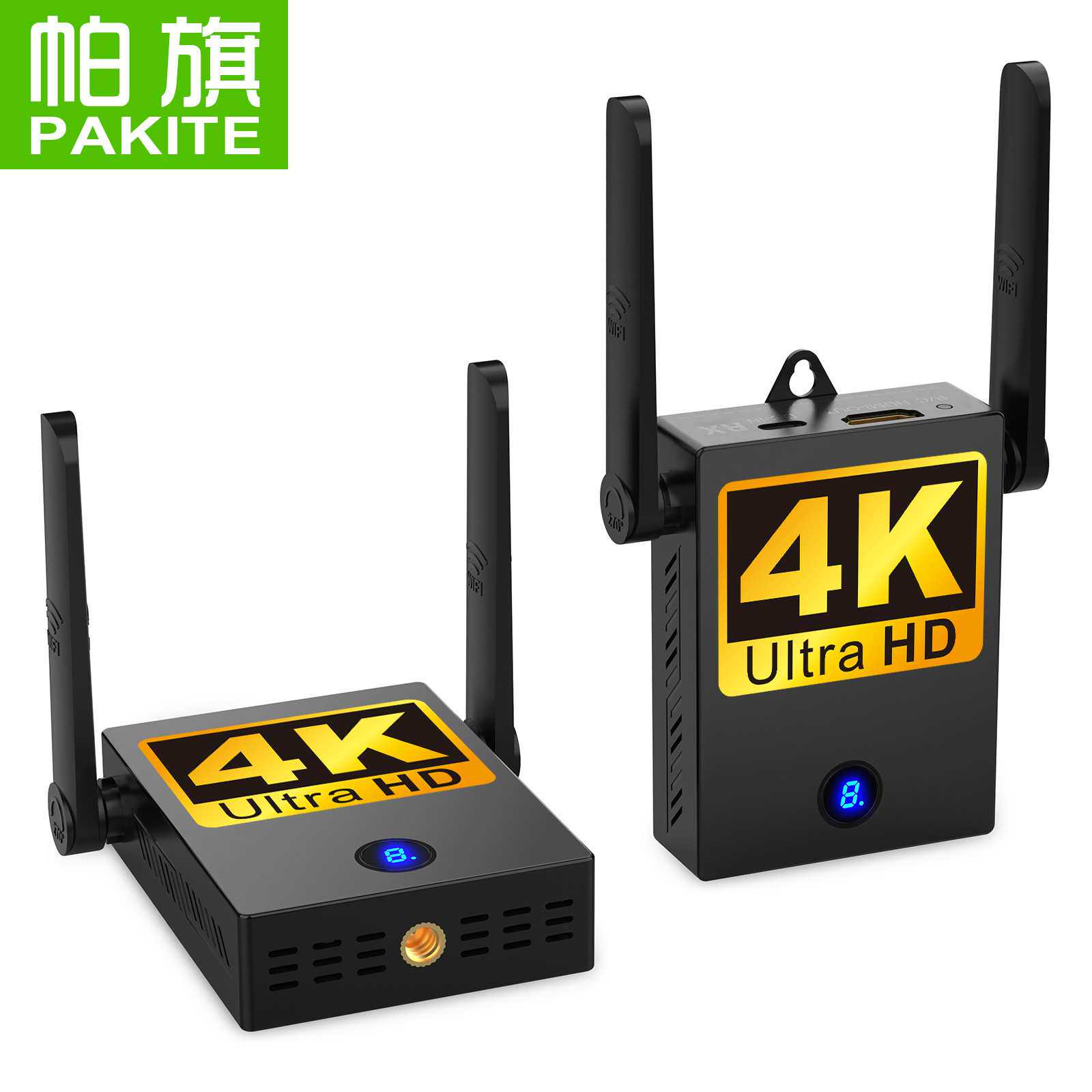 帕旗 4K高清HDMI无线音视频图传器无线影音传输器 型号:BIN-916