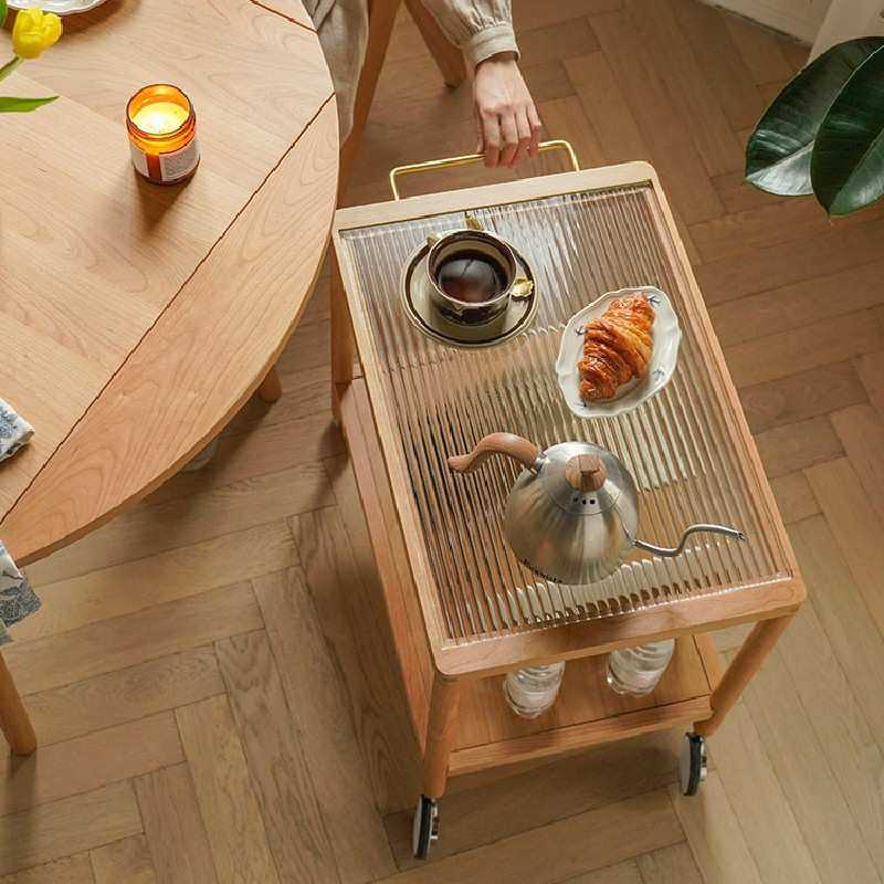 日式樱桃木小推车实木移动小茶几带轮原木茶壶桌茶台沙发边几角几,模玩/动漫/周边/娃圈三坑/桌游,模型制作工具/辅料耗材,淘宝优惠券,粉丝福利购,淘宝优惠卷
