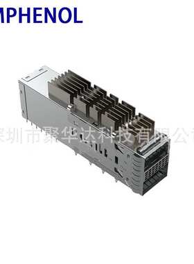 Amphenol安费诺 UE36-B16200-06A3A 400G QSFP-DD 屏蔽罩 连接器