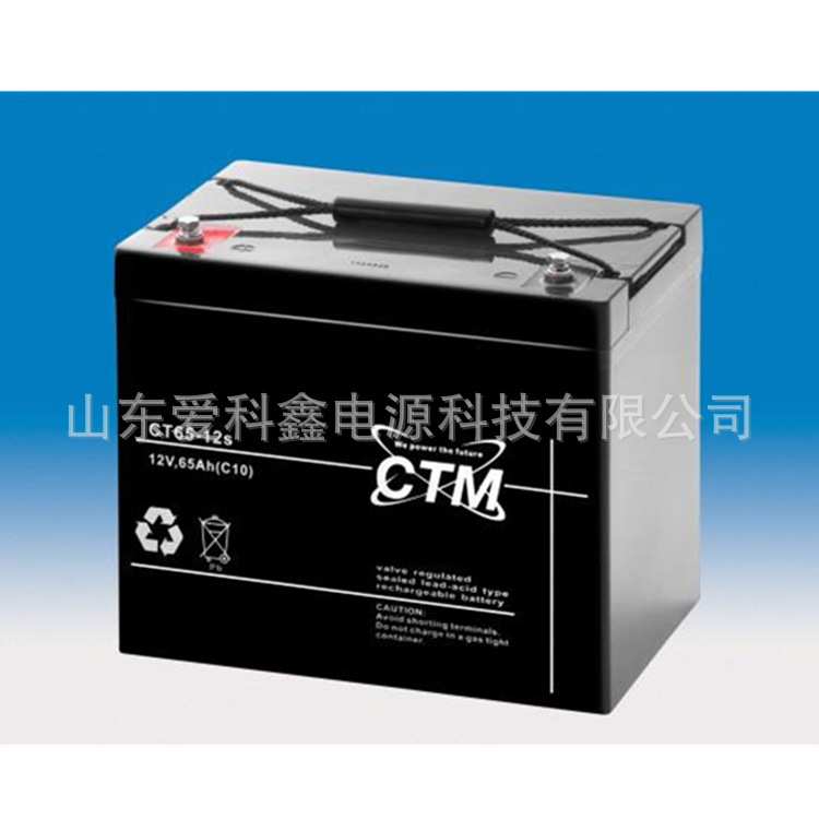 CTM蓄电池 CT65-12S 12V65AH 船舶UPS直流屏免维护铅酸电池