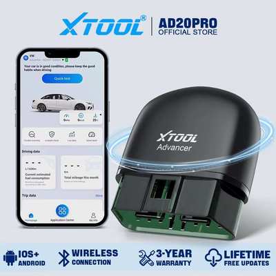 XTOOL Advancer AD20Pro OBD2 Bluetooth Scanner Full System