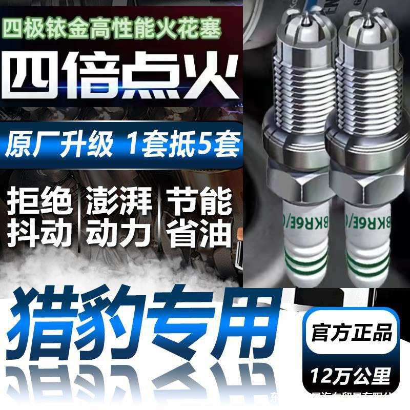 猎豹火花塞6481/CS9/CS10/Q6飞腾奇兵黑金刚原厂升级四极铱金