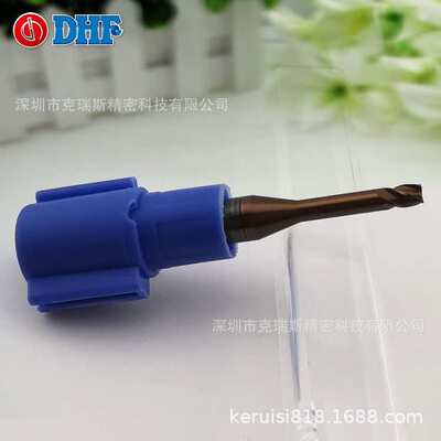 DHF深沟平底铣刀 60度高硬度合金4刃钢用深沟铣刀LNX3016 3.0*16L