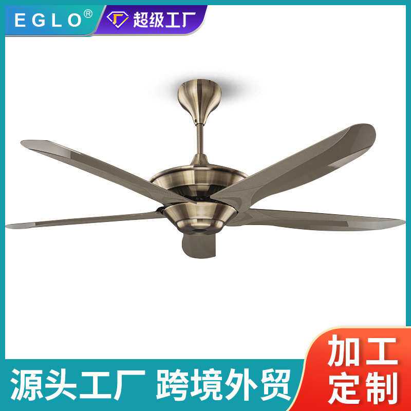 定制大风力全铜电机吊扇 56寸吊扇青古铜吊扇灯厂家定制