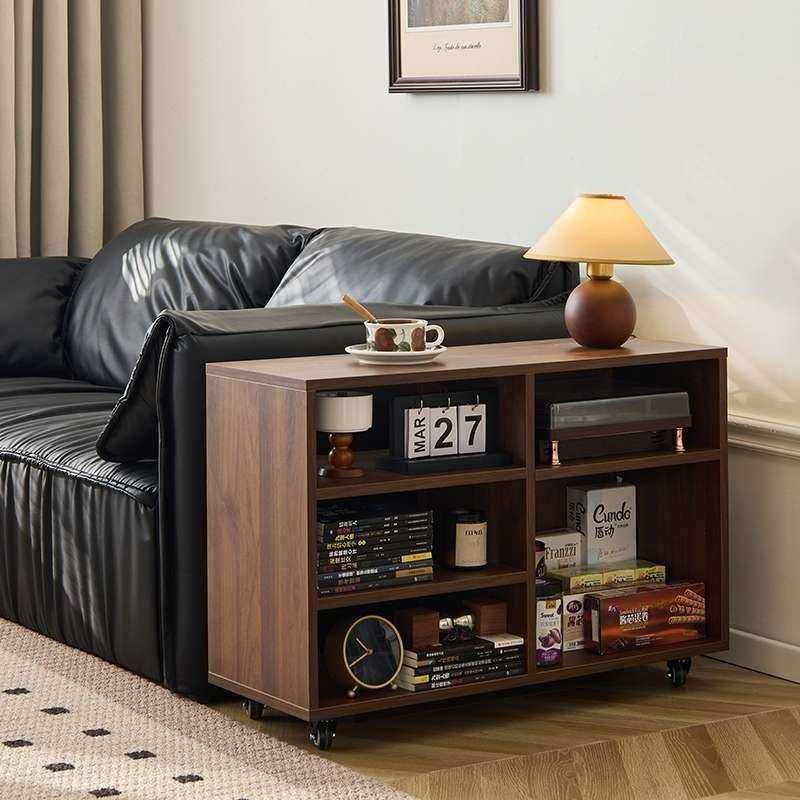 客厅沙发复古美式卧室侧边移动茶几小推车多功能收纳小户型储物柜,3C数码配件,摄像机配件,淘宝优惠券,粉丝福利购,淘宝优惠卷
