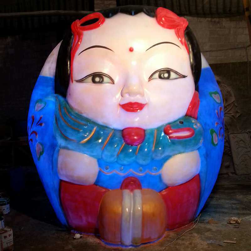 厂家专门批透明玻璃钢产艺品 自贡玻璃钢工艺品卡通雕塑