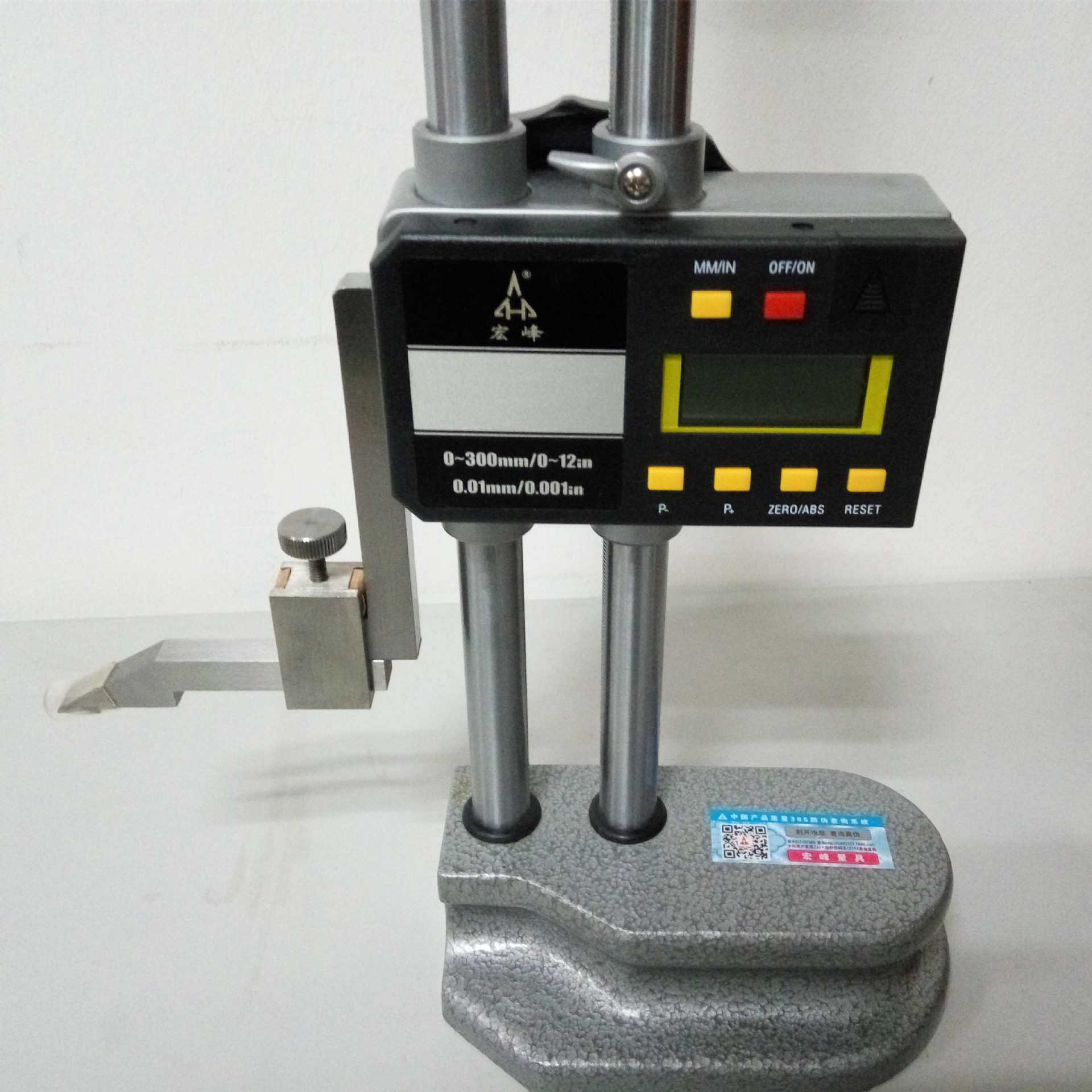供应宏峰 双柱数显高度尺0-300mm/0.01mm 高度划线尺 数显高度计