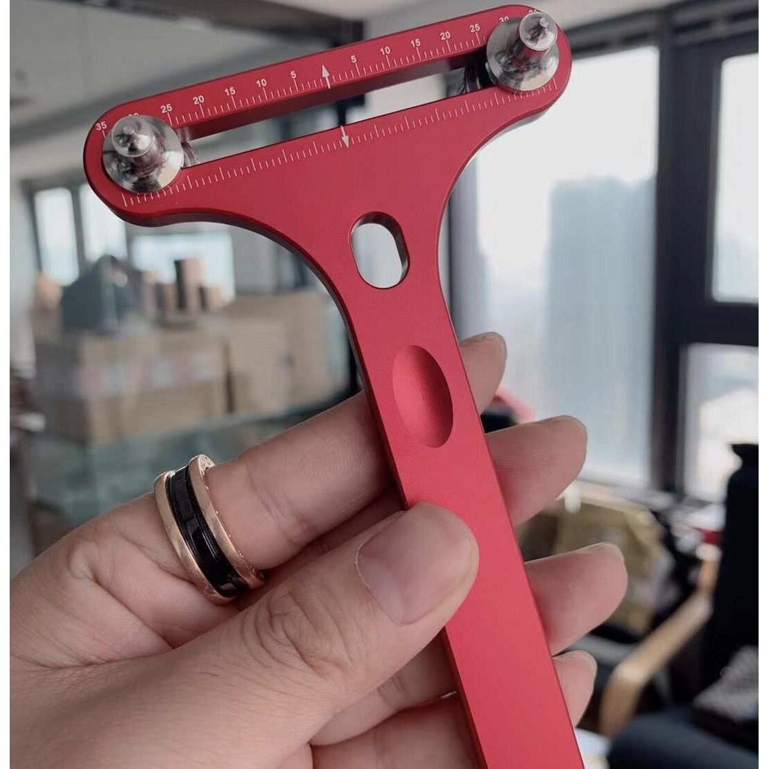 加大开表器 开底盖器 带刻度尺 T型二爪开 长柄