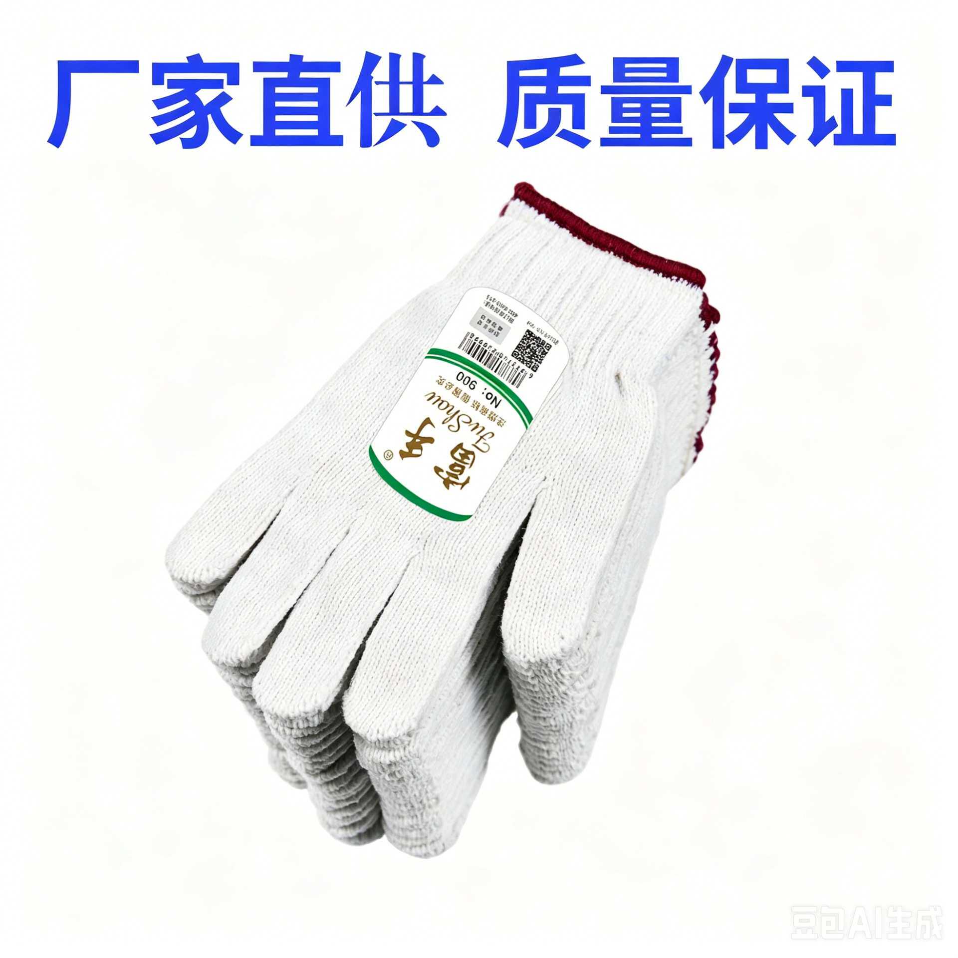 厂家自销低价销售棉纱手套耐磨劳保手套 防护手套900g线手套