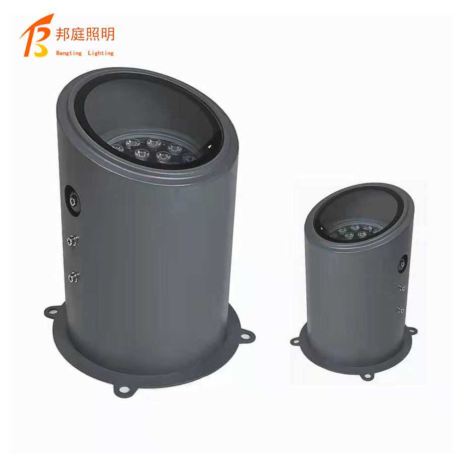户外景观园林LED大功率方形投光灯防眩光带遮光板投射灯墙体灯