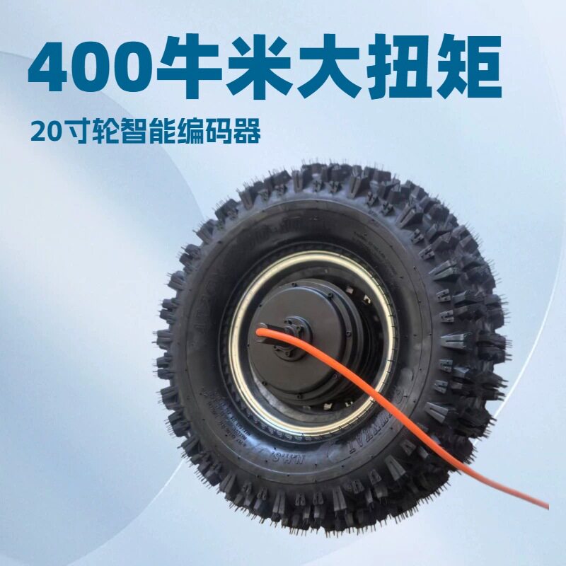 20寸轮毂电机400牛米大承载编码器工程农业设备多地形车