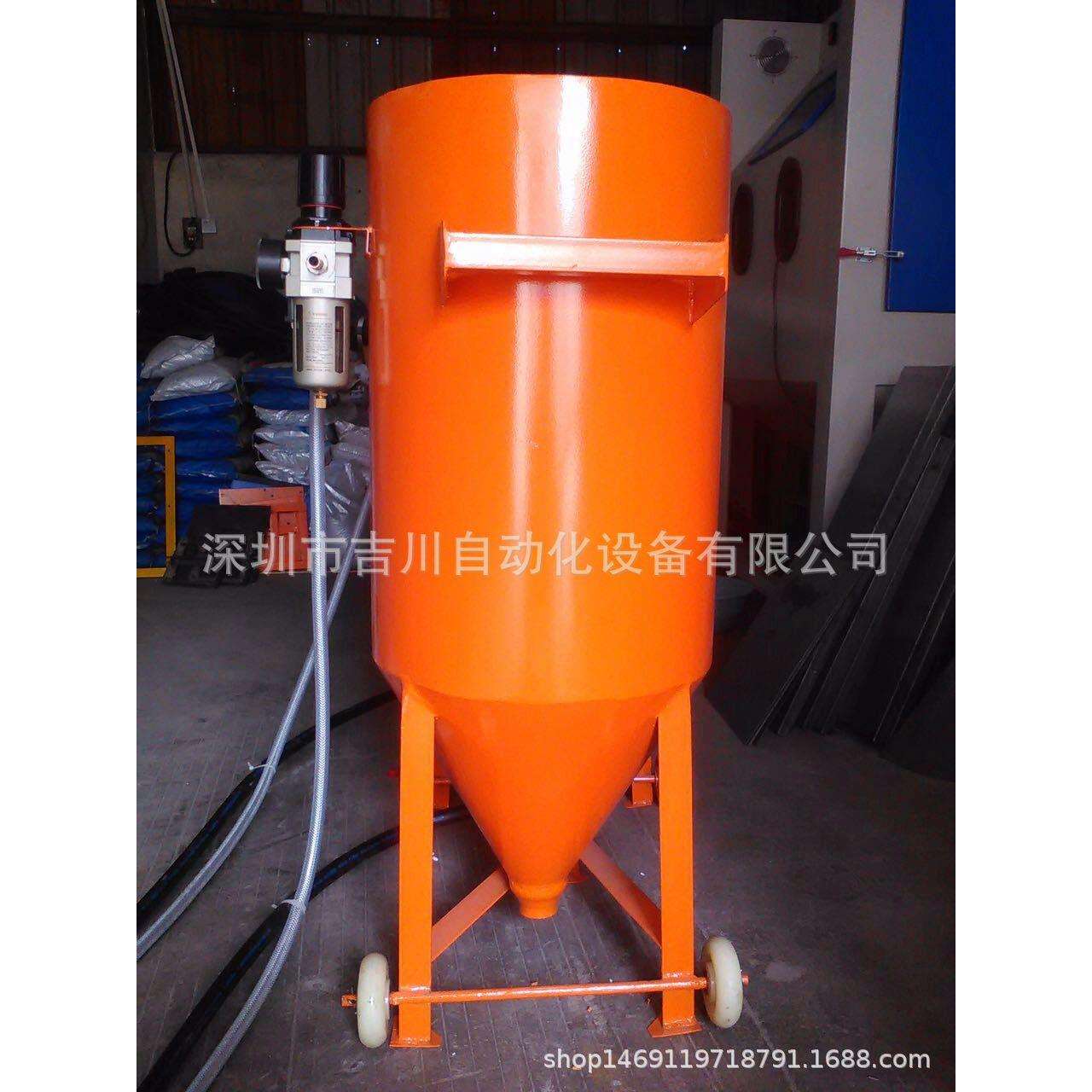 厂家直销除锈喷打沙罐移动喷砂机户外移动喷砂机钢板输油管除锈机