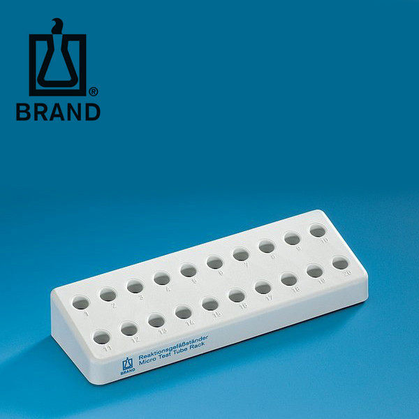 BRAND/普兰德微量离心管管架PP材质210x70x37mm货号780605