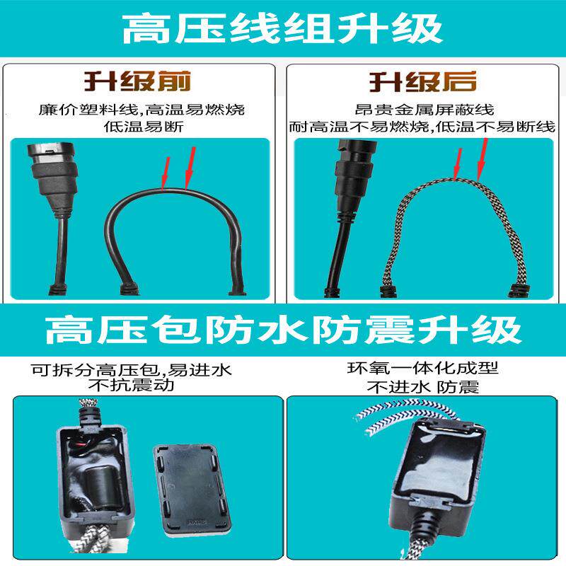 氙气大灯安定器1秒快启解码80W启动镇流器稳定山气100W通用12V65W
