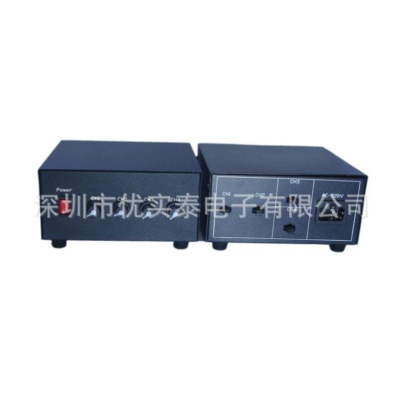 LED模拟光源控制器，LED四路模拟光源调制器 UST-AP4CH智能