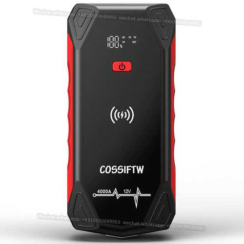 Manufacturer Car Battery Charger Power Bank Car Jump Starter
