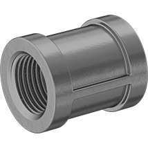 NPT Female 低压镀锌碳钢双头内丝直接 114P284