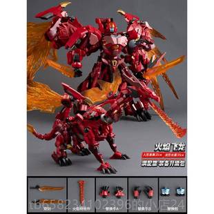 高档儿童变形玩F具擎天汽车柱金刚dlx9车厢非合金机器男孩模带型i