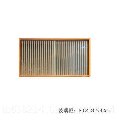 高档其格家具 复古实木樱桃统木中古蜂蜜色置物架壁系墙挂书柜搁