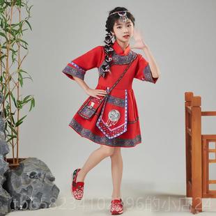 高档藏族民舞蹈演少出服装 数族服饰成9人蒙古族中国风表 女201新款