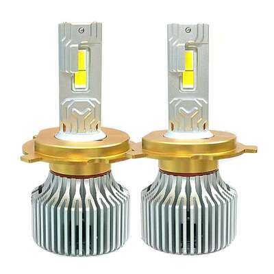 H4 H19 LED大灯汽车大灯高亮解码LED headlamp 80W luces led 24v