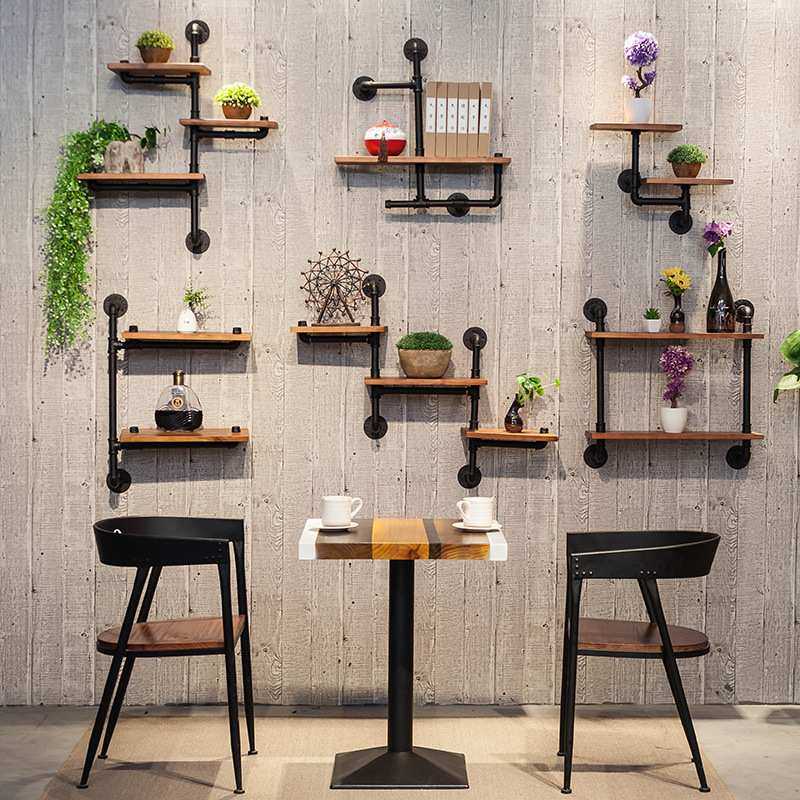 复古风墙壁水管置物架 客厅鞋店墙面装饰展示架 创意墙上置物搁板,3C数码配件,摄像机配件,淘宝优惠券,粉丝福利购,淘宝优惠卷