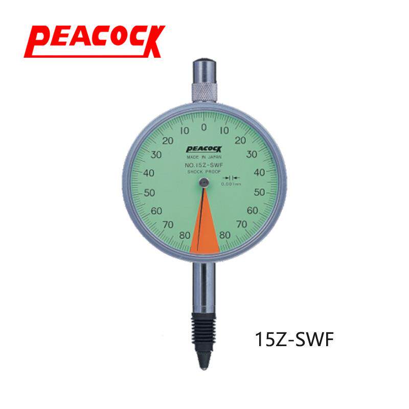 孔雀PEACOCK 单转型机械式千分表15Z-SWF