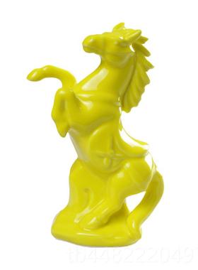 正品陶瓷生肖摆红色马摆件办公家居品简约现代工艺饰品设新场年景