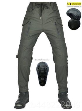 正品VOLER 机高工装骑行裤 防O水防风透气松紧腰机车束脚车防摔裤