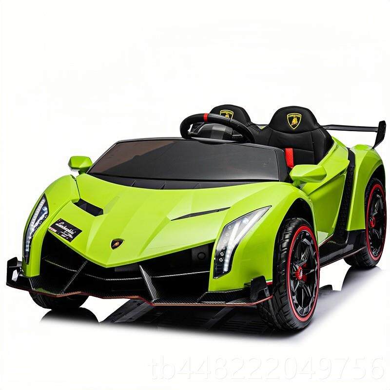 正品超大具双座兰基尼儿童博电动四轮车宝宝玩汽车可坐人小孩遥控