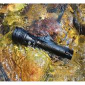 正品 P20潜水手电筒赶水下专海业150米抓鱼26650超亮P007强光P90防