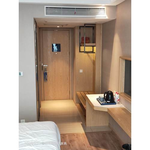 酒店宾馆家具标间床全套制作软包床靠出租房公寓商务快捷酒店家具