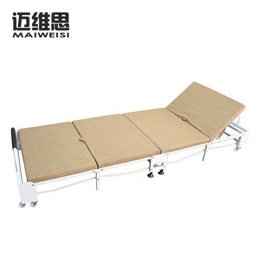 办公室折叠午休床椅加固单人便携式午睡床成人医院陪护床行军床