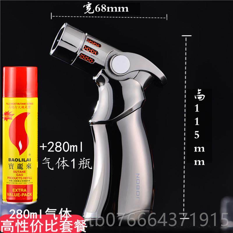 正品包邮机金属焊枪喷火枪直点冲防风充气艾灸火叶雪茄打火鸡尾酒