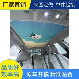 广汽埃安AION S/V/Y Plus 天幕遮阳帘热气球防晒隔热天窗遮阳图案